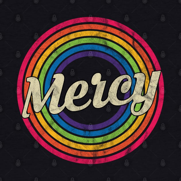 Mercy - Retro Rainbow Faded-Style by MaydenArt